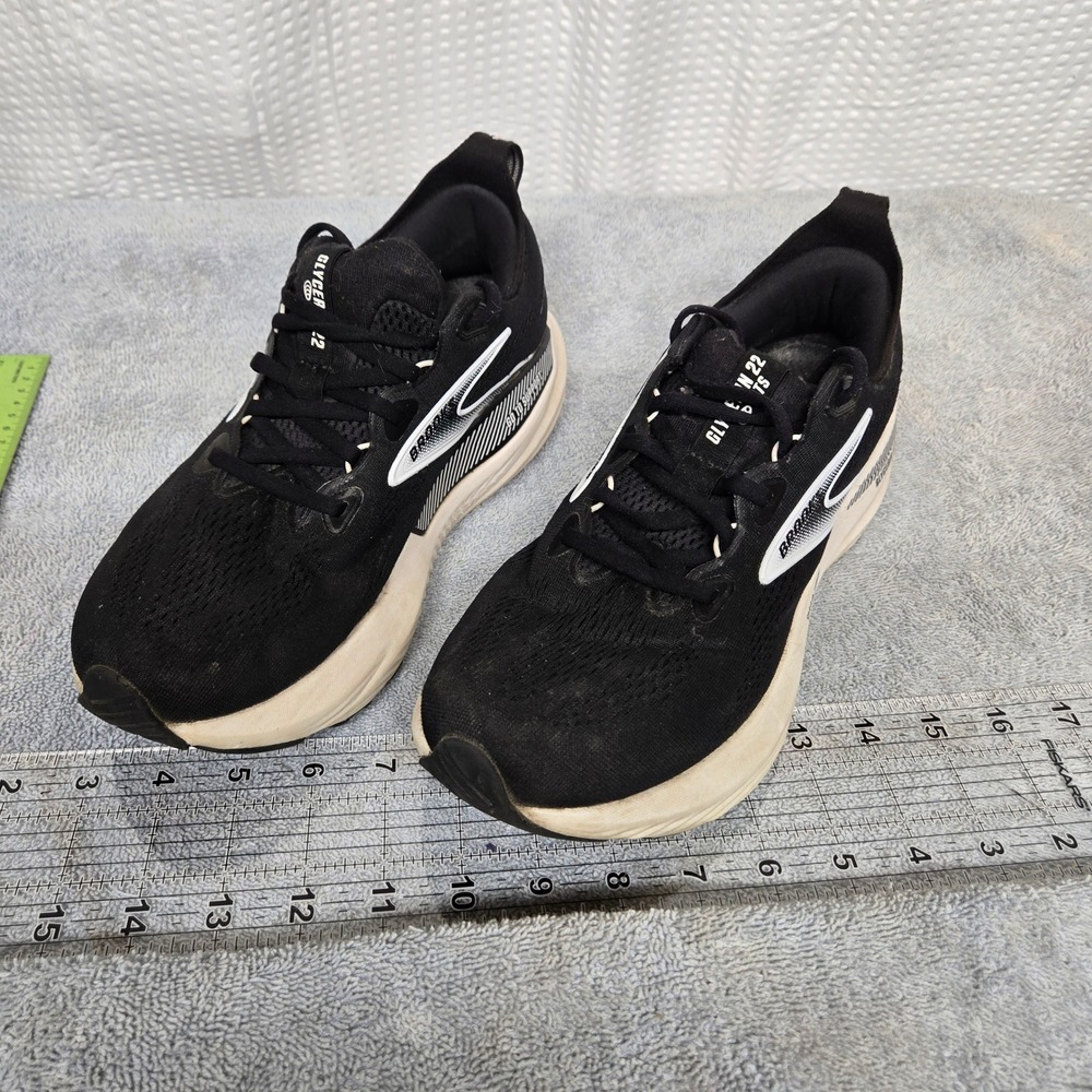Brooks Glycerin GTS 22 Men Running Shoes Black White Sneakers DNA LOFT v3‎